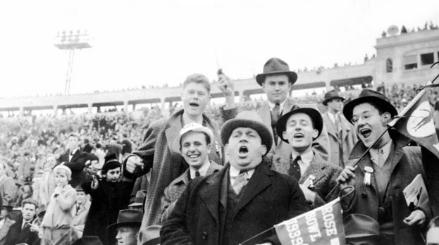 Duke Fans at 1939 Rose Bowl